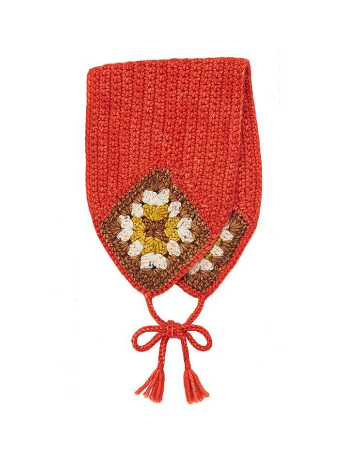 [미샤앤퍼프] 24FW 키즈 크로셰 헤드워머 레드 MP155052 694