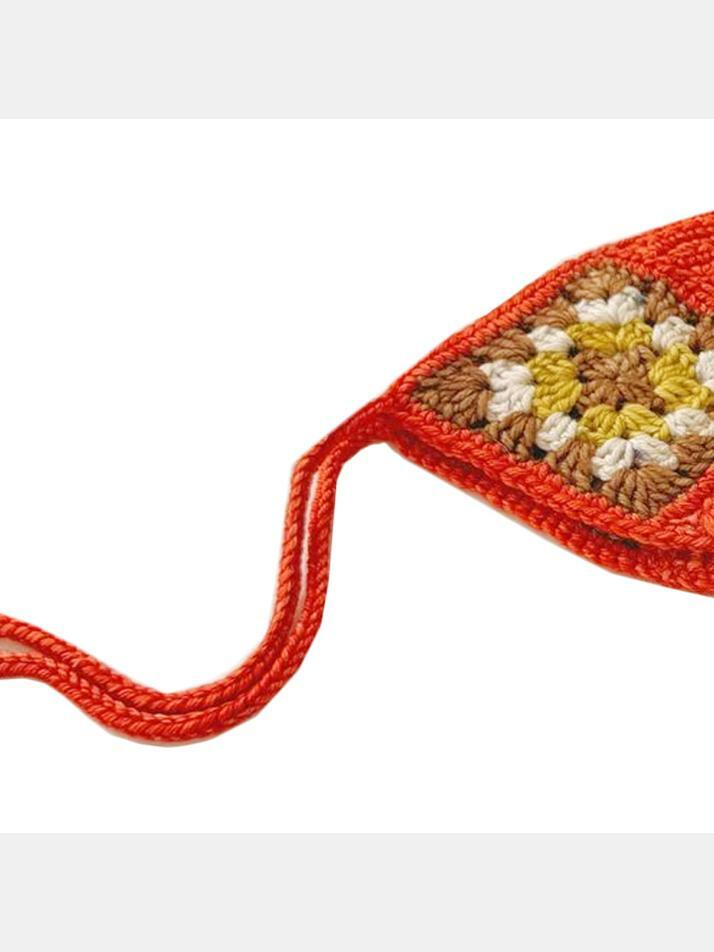 [미샤앤퍼프] 24FW 키즈 크로셰 헤드워머 레드 MP155052 694