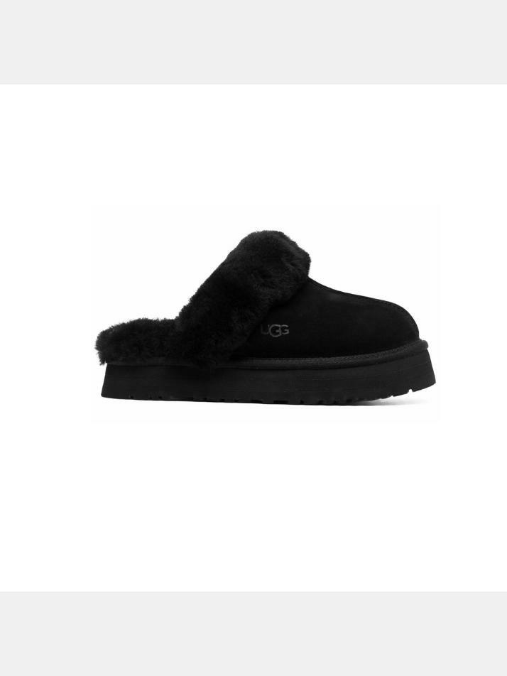 [어그] 24FW 디스케트 퍼 뮬 슬리퍼 블랙 1122550 BLK
