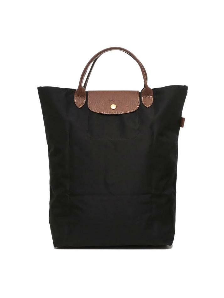 [롱샴] 24FW 르 플리아쥬 M 탑핸들백 블랙 10168 089 001