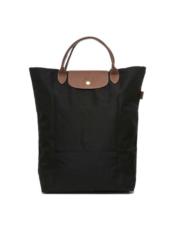 [롱샴] 24FW 르 플리아쥬 M 탑핸들백 블랙 10168 089 001