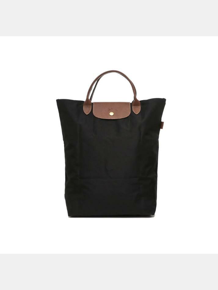 [롱샴] 24FW 르 플리아쥬 M 탑핸들백 블랙 10168 089 001