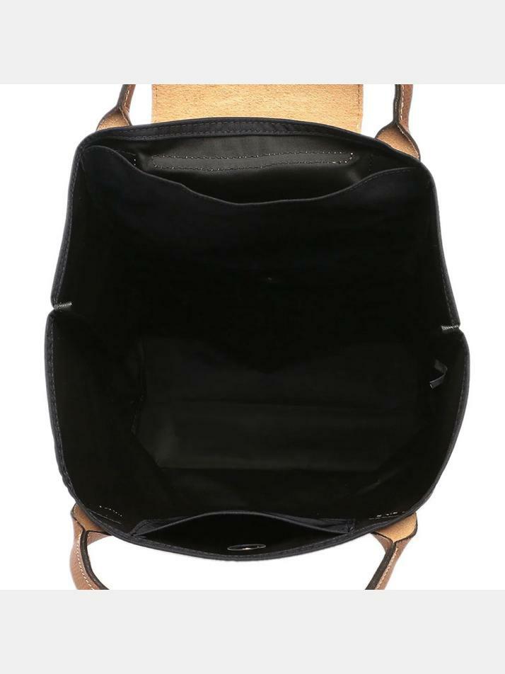 [롱샴] 24FW 르 플리아쥬 M 탑핸들백 블랙 10168 089 001