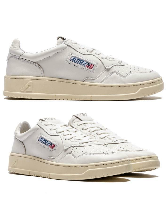 [오트리] 24FW 메달리스트 로우탑 스니커즈 화이트 AULM GG04