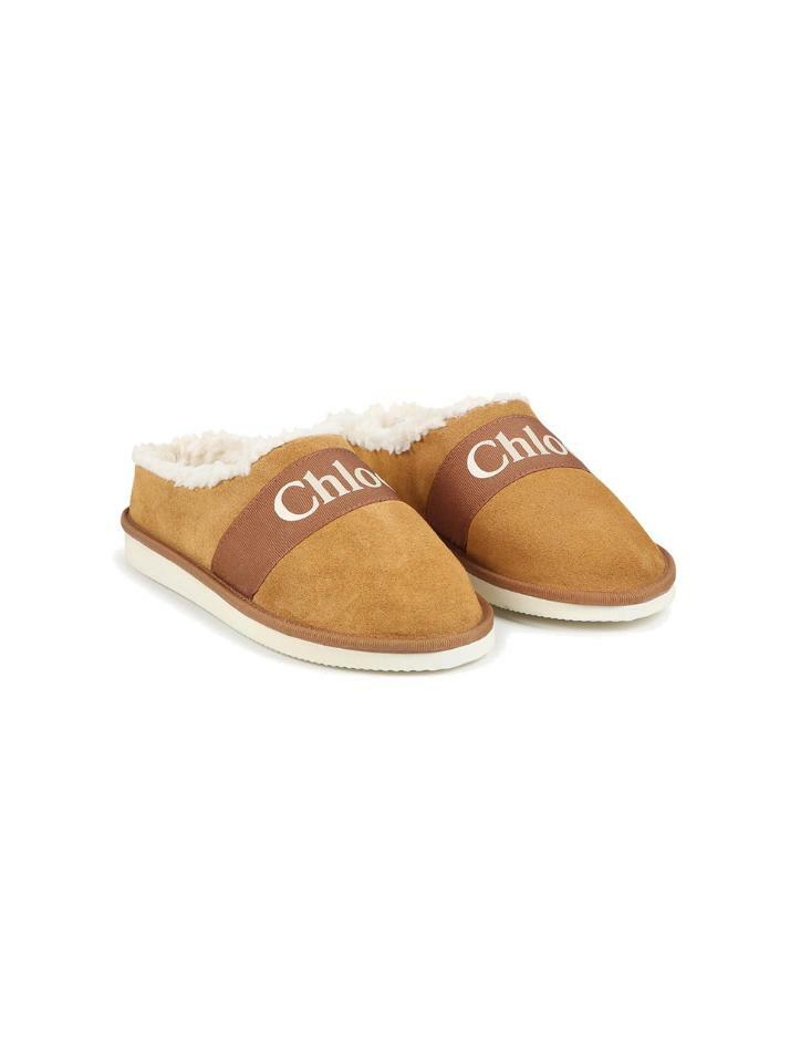 [끌로에] 24FW 키즈 로고 스톤 슬리퍼 오렌지 C20285 239