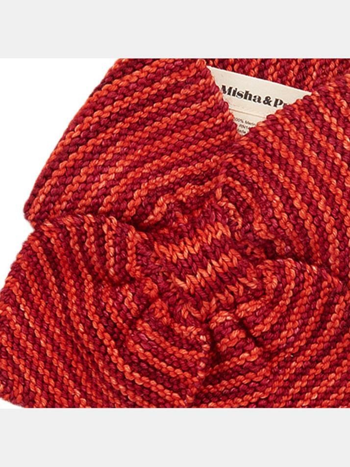 [미샤앤퍼프] 24FW 키즈 스트라타 슬래딩 스카프 레드 MP155031 694