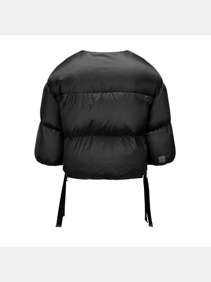 [막스마라] 24FW SEICO 버튼 크롭 패딩자켓 블랙 2429486025 009