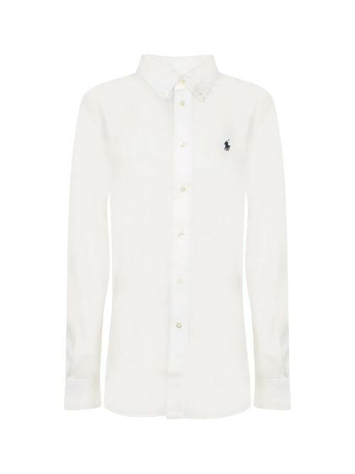 [랄프로렌] 24FW 포니 자수 클래식 셔츠 화이트 211941509 002