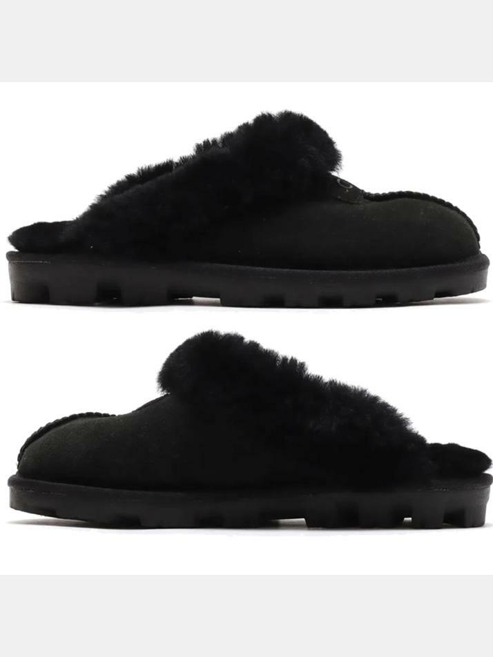 [어그] 24FW 코케트 퍼 뮬 슬리퍼 블랙 5125 BLK