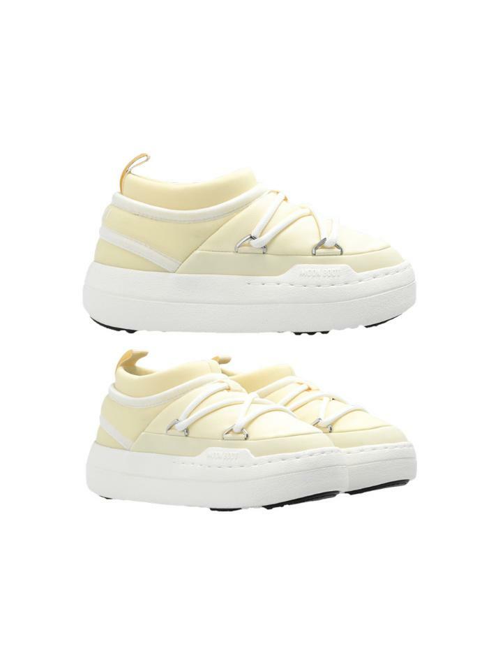 [문부츠] 24FW 키즈 아이콘 스니커즈 옐로우 80D3440050 L002