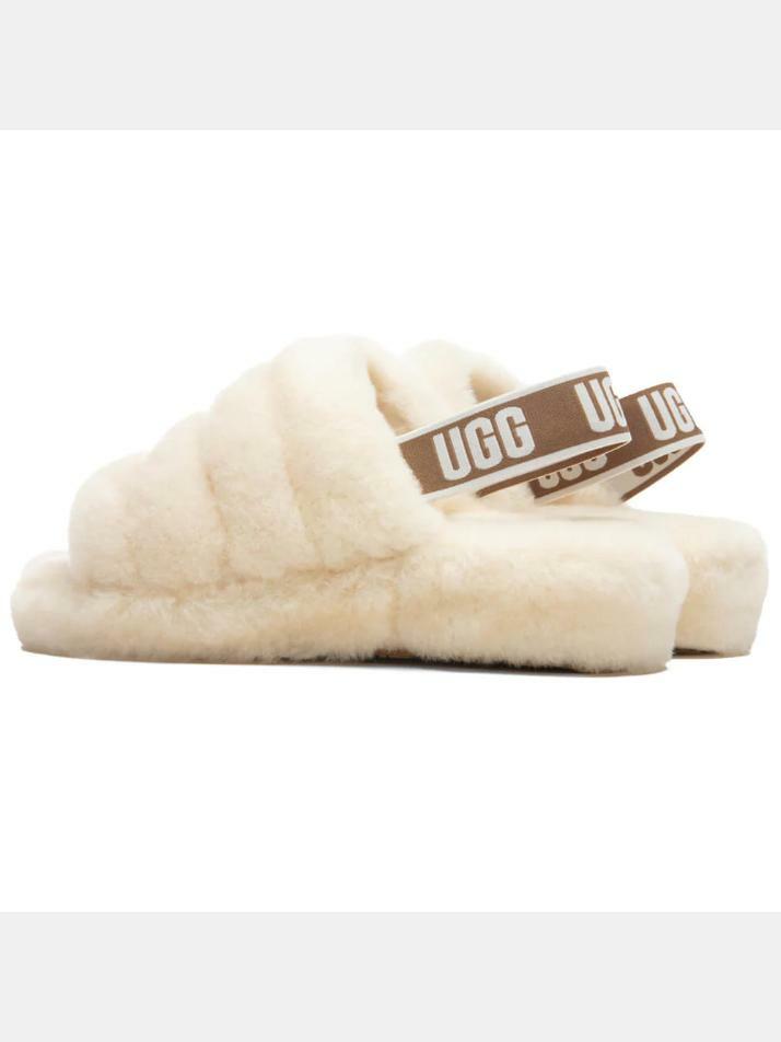 [어그] 24FW 플러프 예 슬라이드 퍼 샌들 네추럴 1095119 NAT