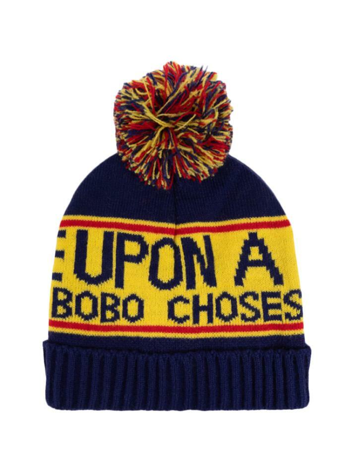 [보보쇼즈] 24FW 키즈 로고 울 비니 멀티 B224AI032 421