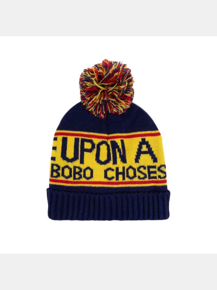 [보보쇼즈] 24FW 키즈 로고 울 비니 멀티 B224AI032 421