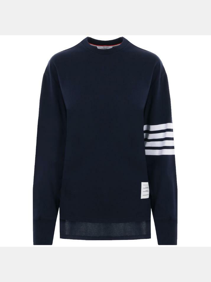 [톰브라운] 24FW 사선완장 오버핏 롱슬리브 FJS066A 06221 415 FJS066A 06221 415