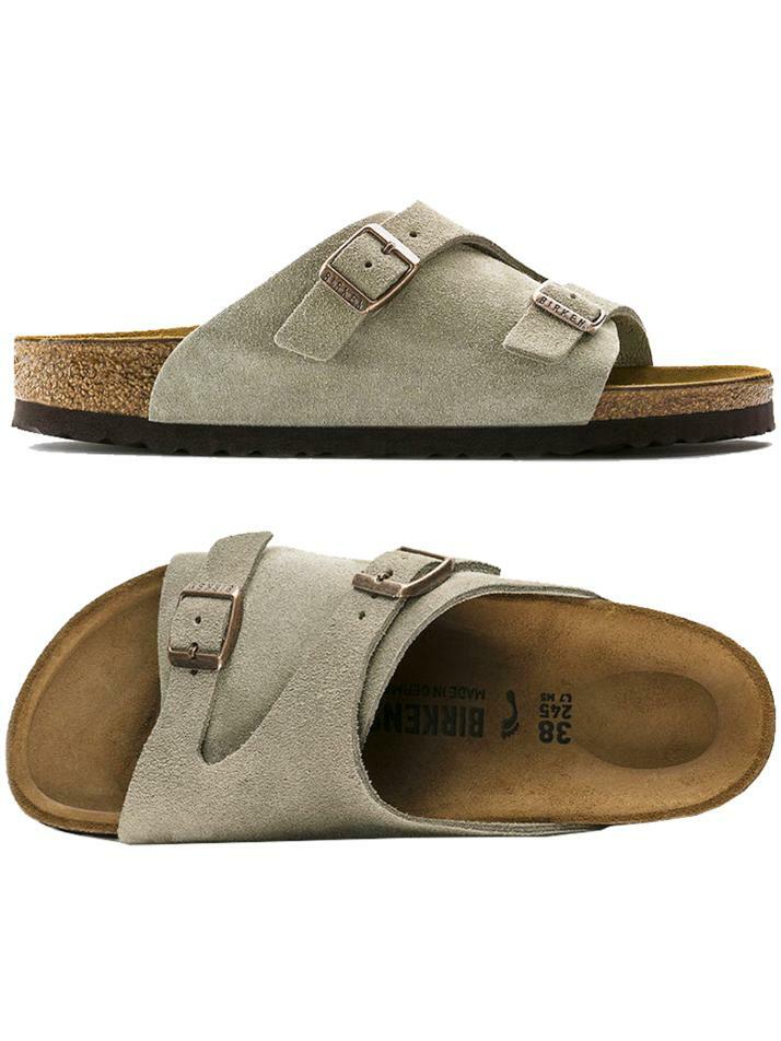 [버켄스탁] 25SS 취리히 스웨이드 네로우핏 샌들 0050463 TAUPE