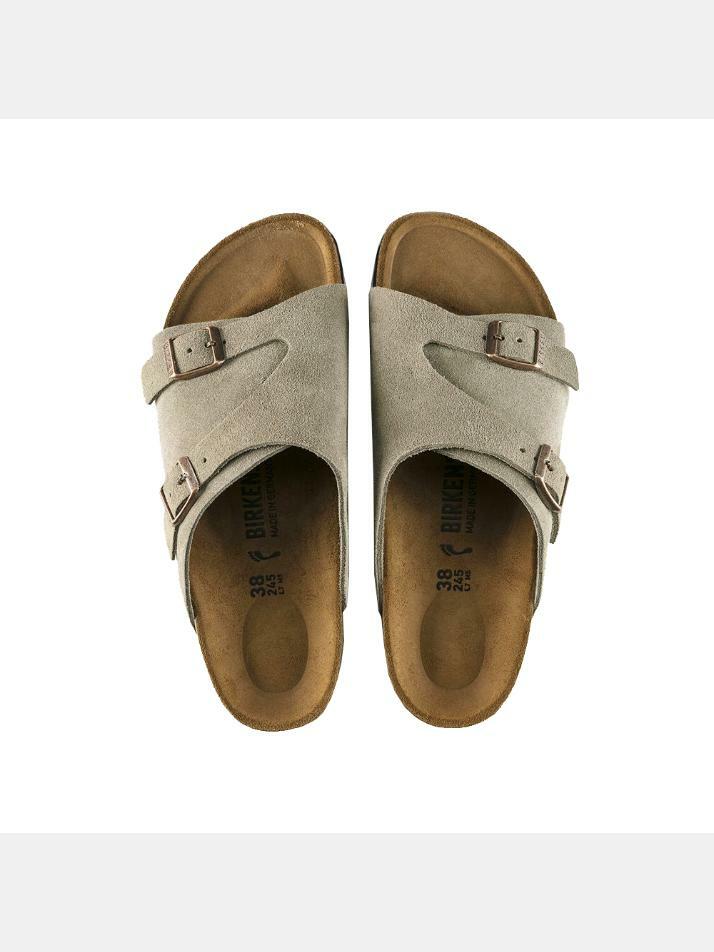 [버켄스탁] 25SS 취리히 스웨이드 네로우핏 샌들 0050463 TAUPE