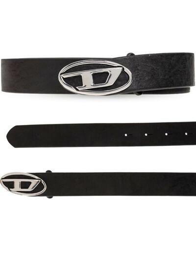 [디젤] 25SS B-1DR-LAYER 로고 벨트 블랙 X09813 PR271 T8013