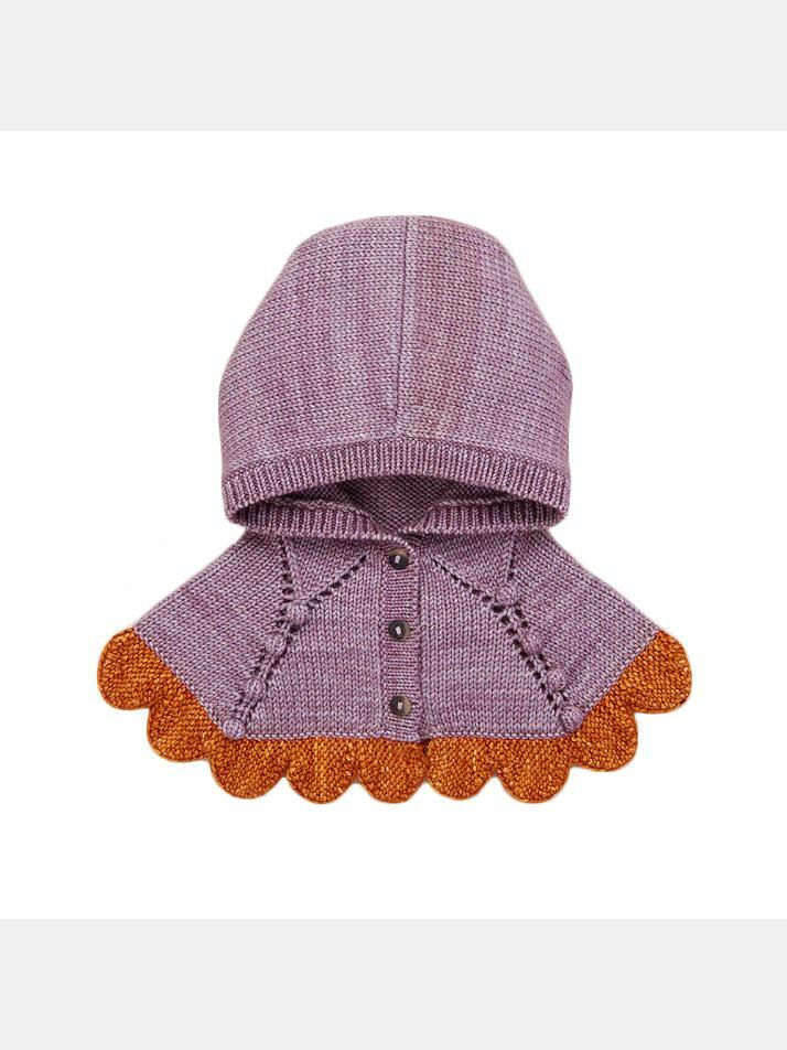 [미샤앤퍼프] 24FW 키즈 스캘럽 케이플릿 페리윙클 MP175023 577