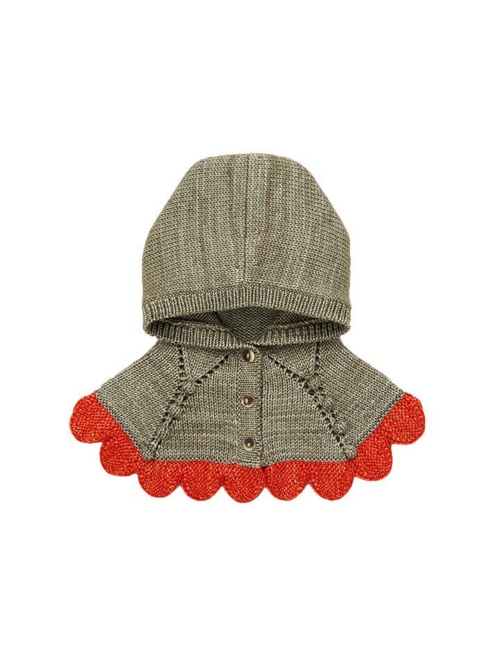 [미샤앤퍼프] 24FW 키즈 스캘럽 케이플릿 씰그레이 MP175023 015