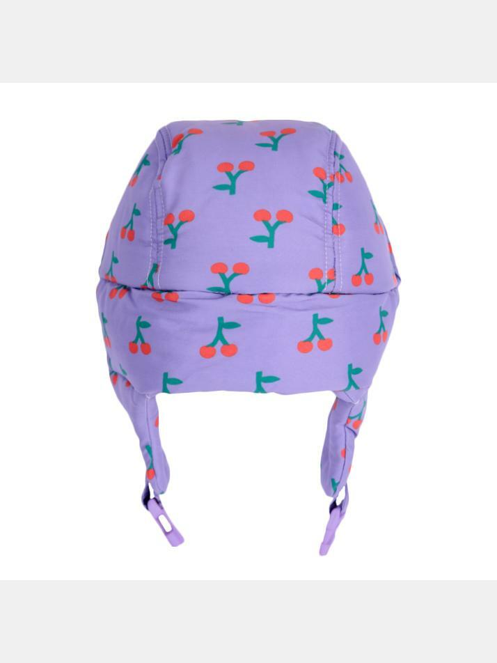 [보보쇼즈] 24FW 키즈 체리 패턴 트래퍼햇 퍼플 B224AH023 511