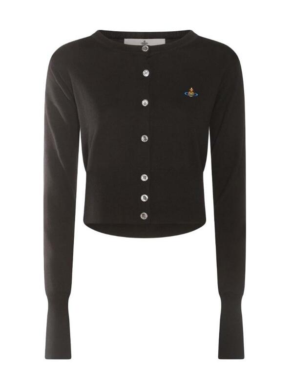 [비비안웨스트우드] 24FW ORB 자수 베아 숏 가디건 1803002U Y0006 N403