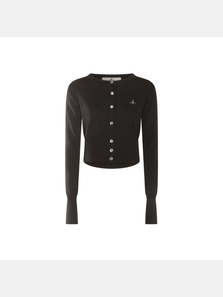 [비비안웨스트우드] 24FW ORB 자수 베아 숏 가디건 1803002U Y0006 N403