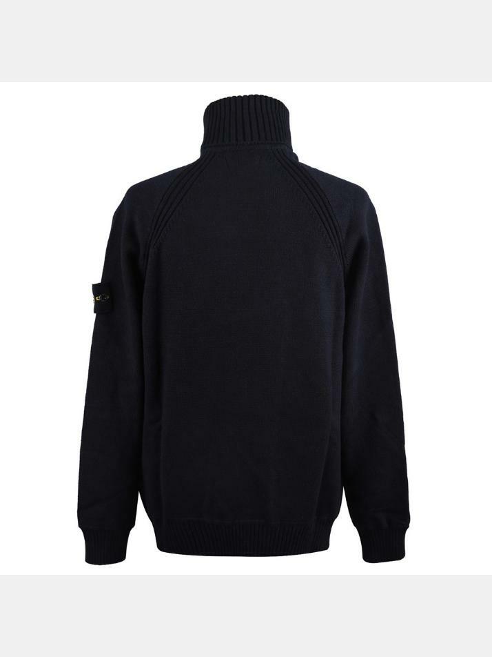 [스톤 아일랜드] 13주년 와펜 패치 터틀넥 니트 7515542A2 V0020