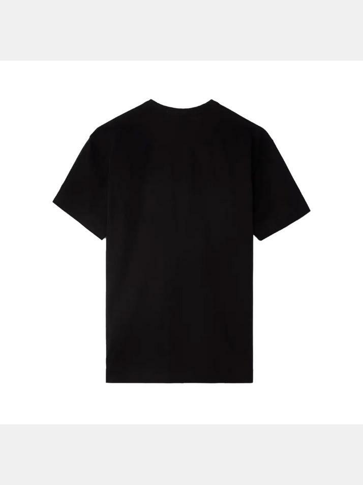 [꼼데가르송] 25SS 더블 하트 와펜 티셔츠 블랙 AX-T226-051-1