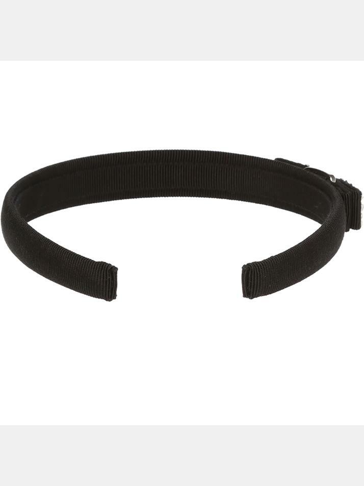 [페라가모] 25SS 바라 크리스탈 헤어밴드 블랙 34-7581 0713034