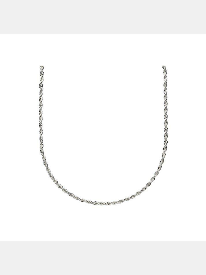 [크리스탈 헤이즈] 22FW 로프 체인 넥클리스 실버 SILVER ROPE CHAIN