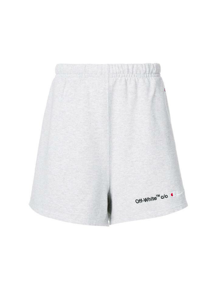 [오프화이트] 11주년 콜라보 롱 트랙쇼츠 OMCI001S18875048 0710