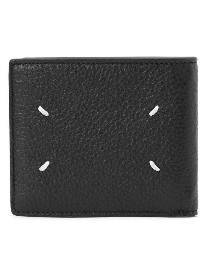 [메종 마르지엘라] 25SS 스티치 로고 반지갑 블랙 S35UI0435 P2686 H1669