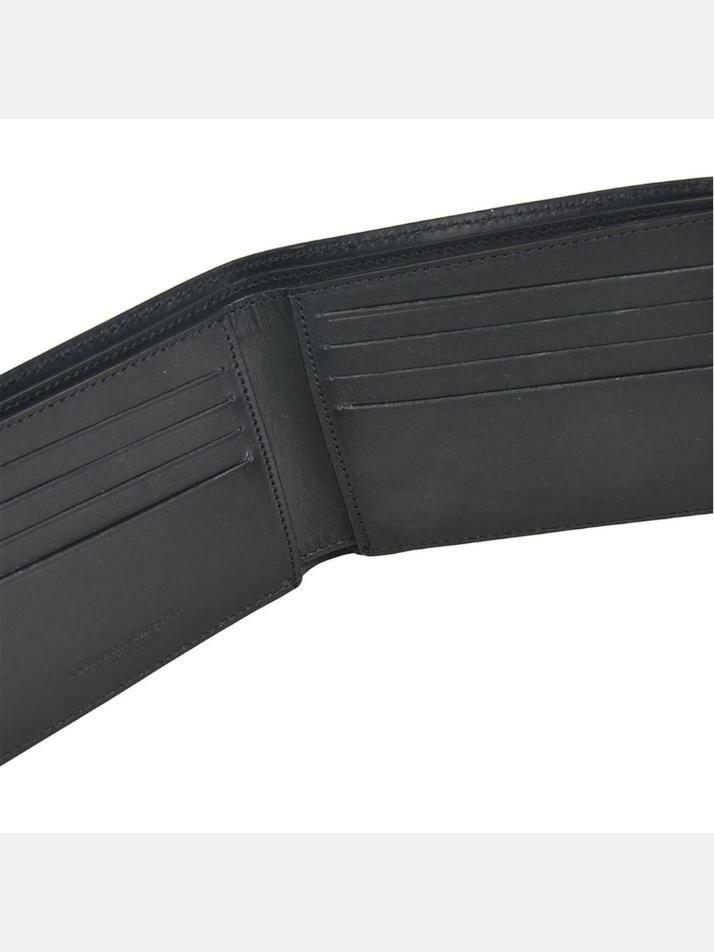 [메종 마르지엘라] 25SS 스티치 로고 반지갑 블랙 S35UI0435 P2686 H1669