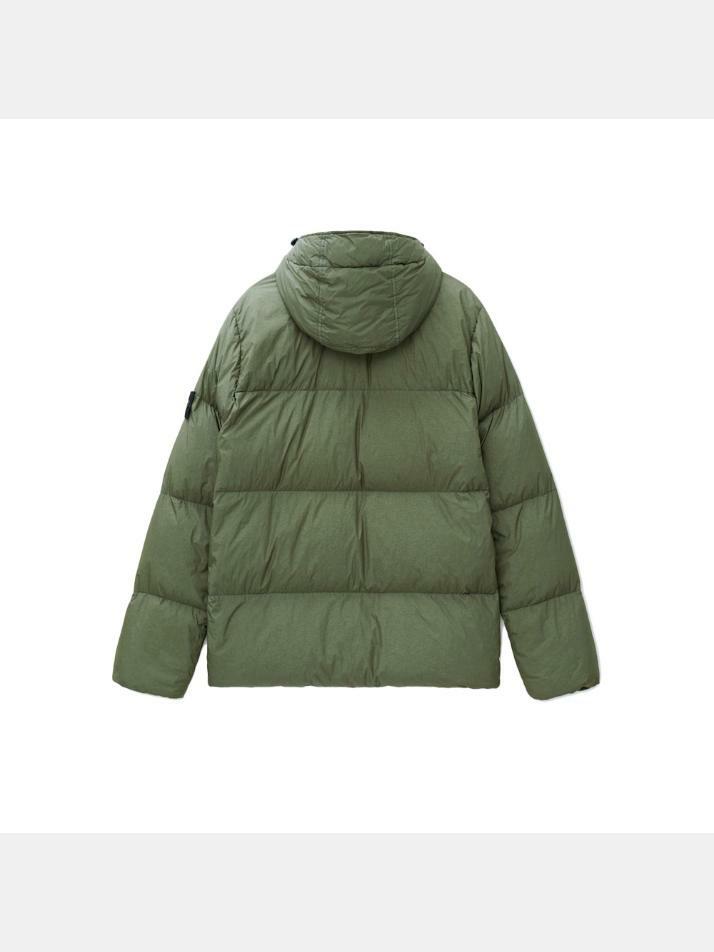 [스톤 아일랜드] 14주년 와펜 크링클랩스 후드 패딩 751540123 V0055