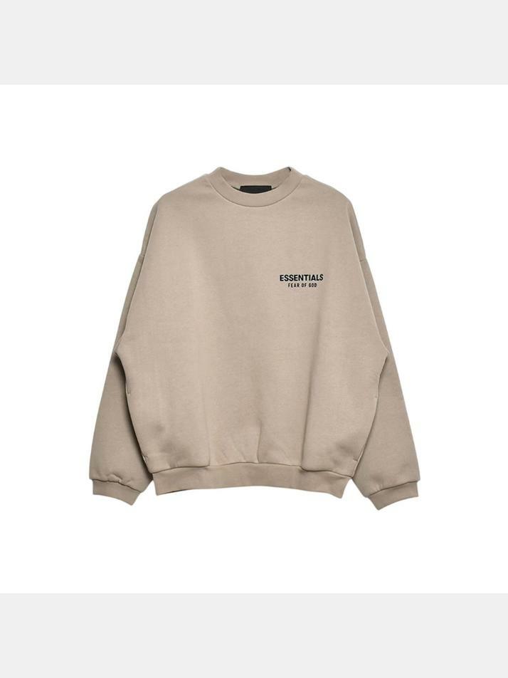 [피어오브갓] 24FW 에센셜 기모 맨투맨 192HO246267F DESERT SAND