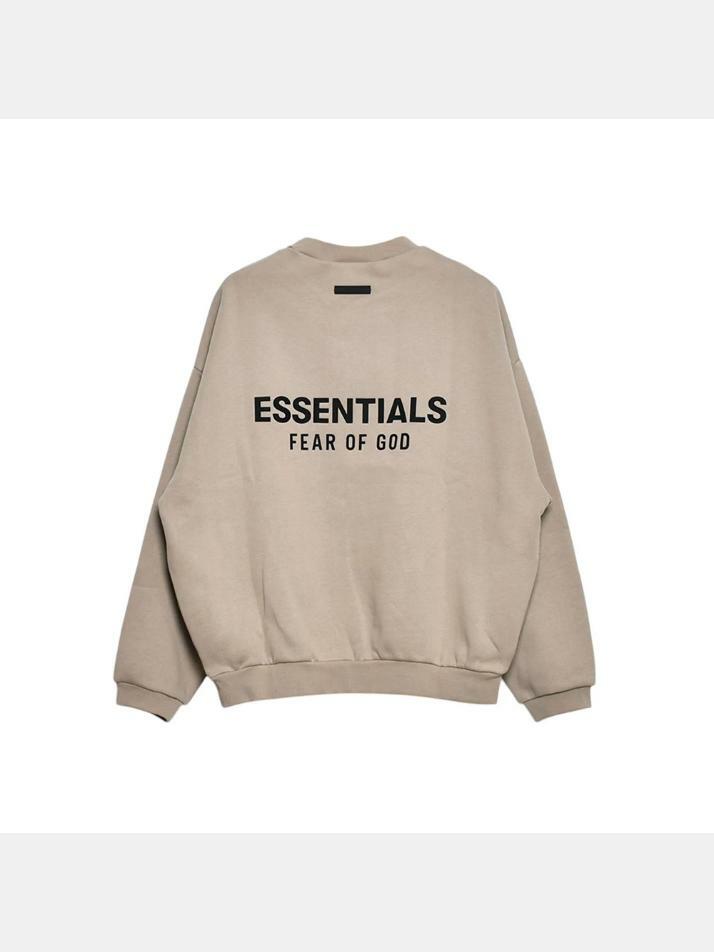 [피어오브갓] 24FW 에센셜 기모 맨투맨 192HO246267F DESERT SAND
