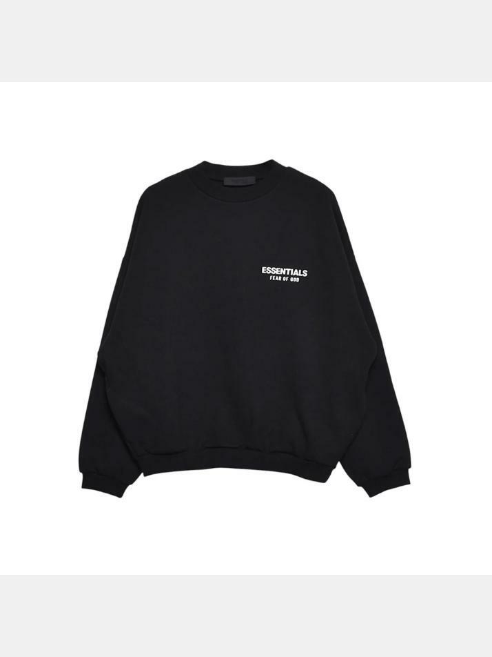 [피어오브갓] 24FW 에센셜 기모 맨투맨 192HO246260F BLACK