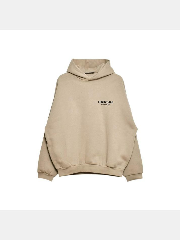 [피어오브갓] 24FW 에센셜 기모 후드티 192HO246257F DESERT SAND