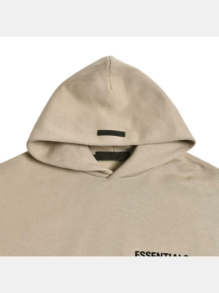 [피어오브갓] 24FW 에센셜 기모 후드티 192HO246257F DESERT SAND