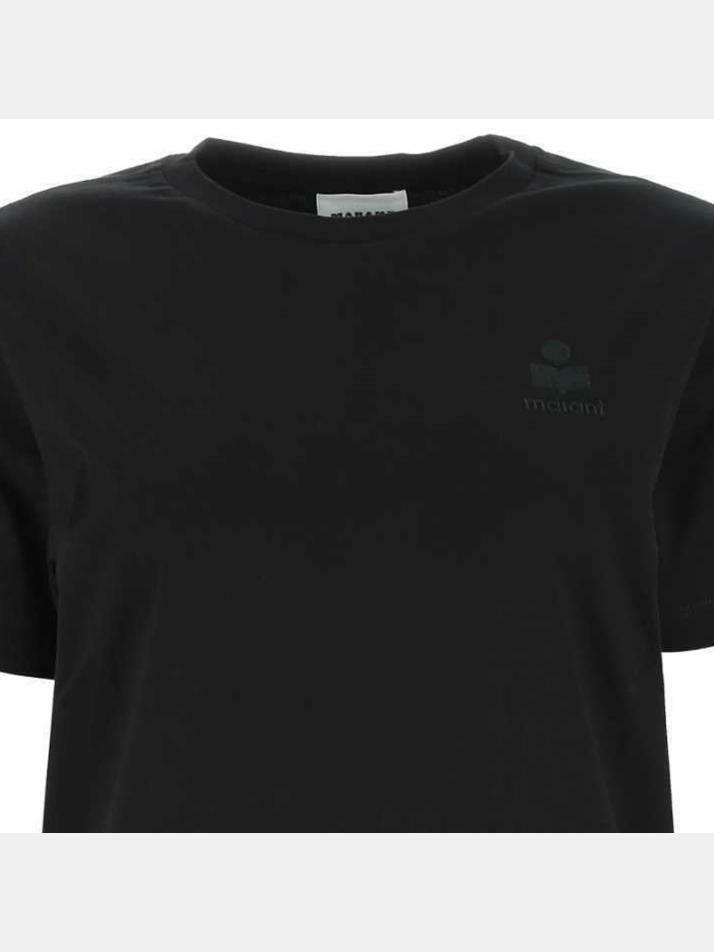 [이자벨마랑] 25SS 에비 ABY 로고 티셔츠 TS0070FA A1N98E 01BK