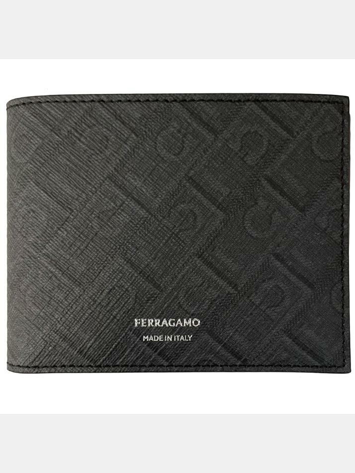 [페라가모] 25SS 은장 로고 투톤 반지갑 66-1550 0780329