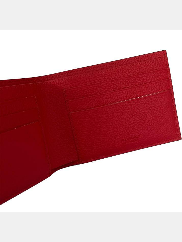 [페라가모] 25SS 은장 로고 투톤 반지갑 66-1550 0780329