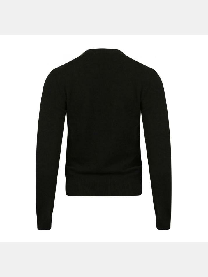 [꼼데가르송] 25SS 여성 더블 하트 와펜 가디건 블랙 AX-N057-051-1