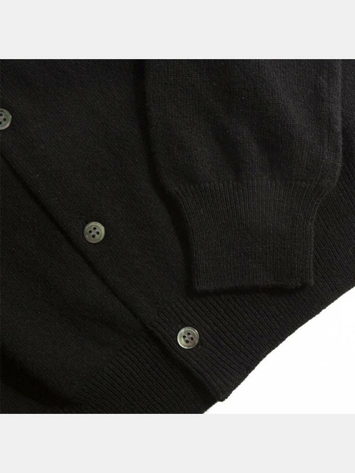[꼼데가르송] 25SS 여성 더블 하트 와펜 가디건 블랙 AX-N057-051-1
