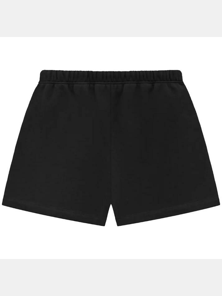 [피어오브갓] 25SS 에센셜 사커 기모 숏팬츠 160BT242000F BLACK