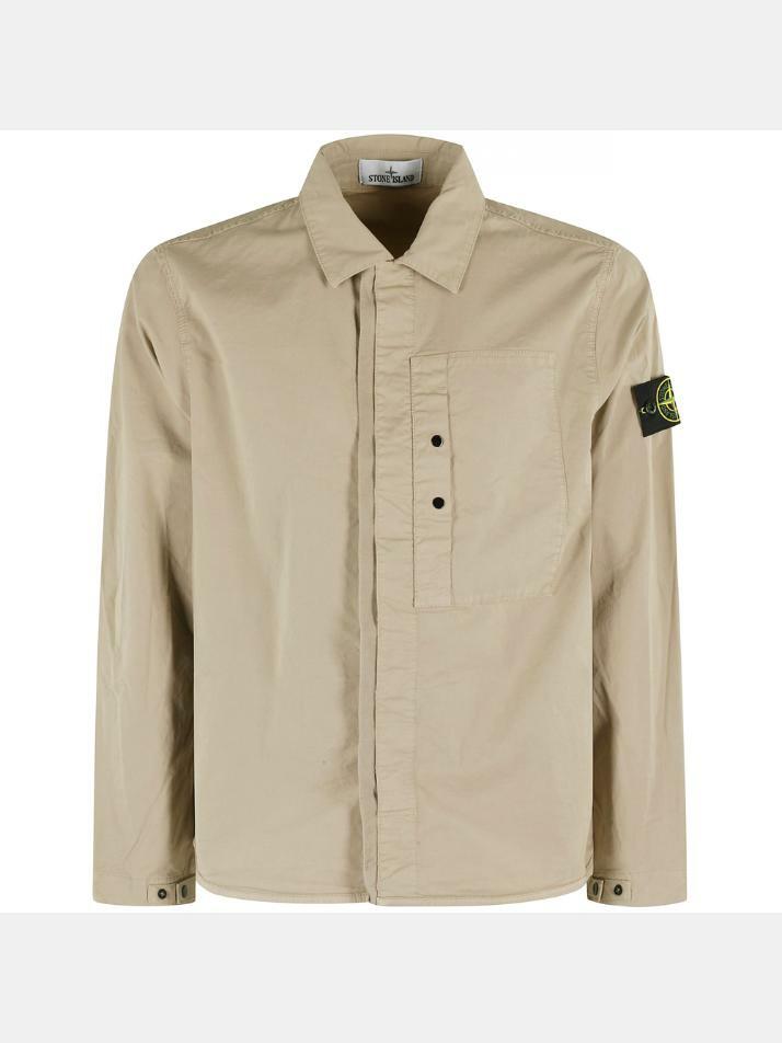 [스톤 아일랜드] 25SS 와펜 포켓 셔츠자켓 K1S15 1200033 S0010 V009A