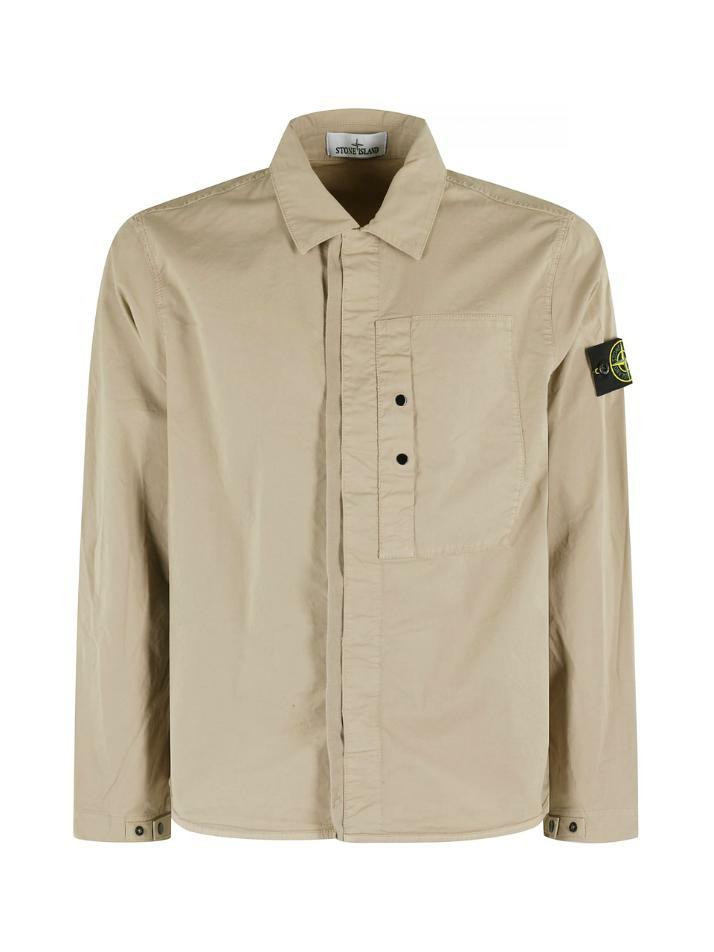 [스톤 아일랜드] 25SS 와펜 포켓 셔츠자켓 K1S15 1200033 S0010 V009A