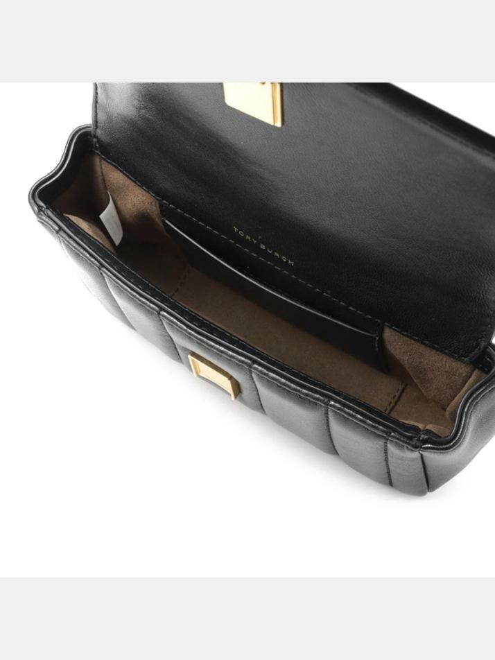 [토리버치] 25SS 키라 퀄팅 미니 크로스백 블랙 142567 001