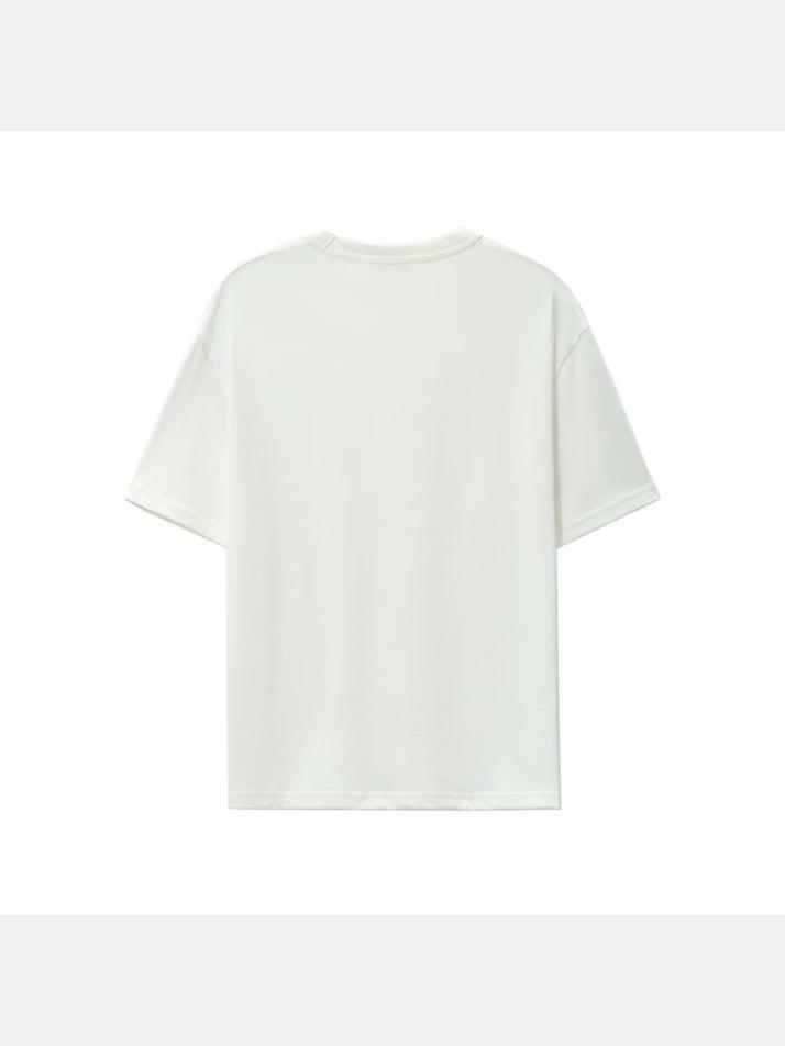 [아페쎄] 25SS 로고 박시 쁘띠 티셔츠 화이트 COHBQ H26391 TAE