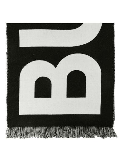 [버버리] 25SS 시그니처 텍스트 로고 스카프 블랙 8054214